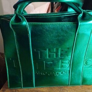 Marc Jacobs Shiny Emerald Tote